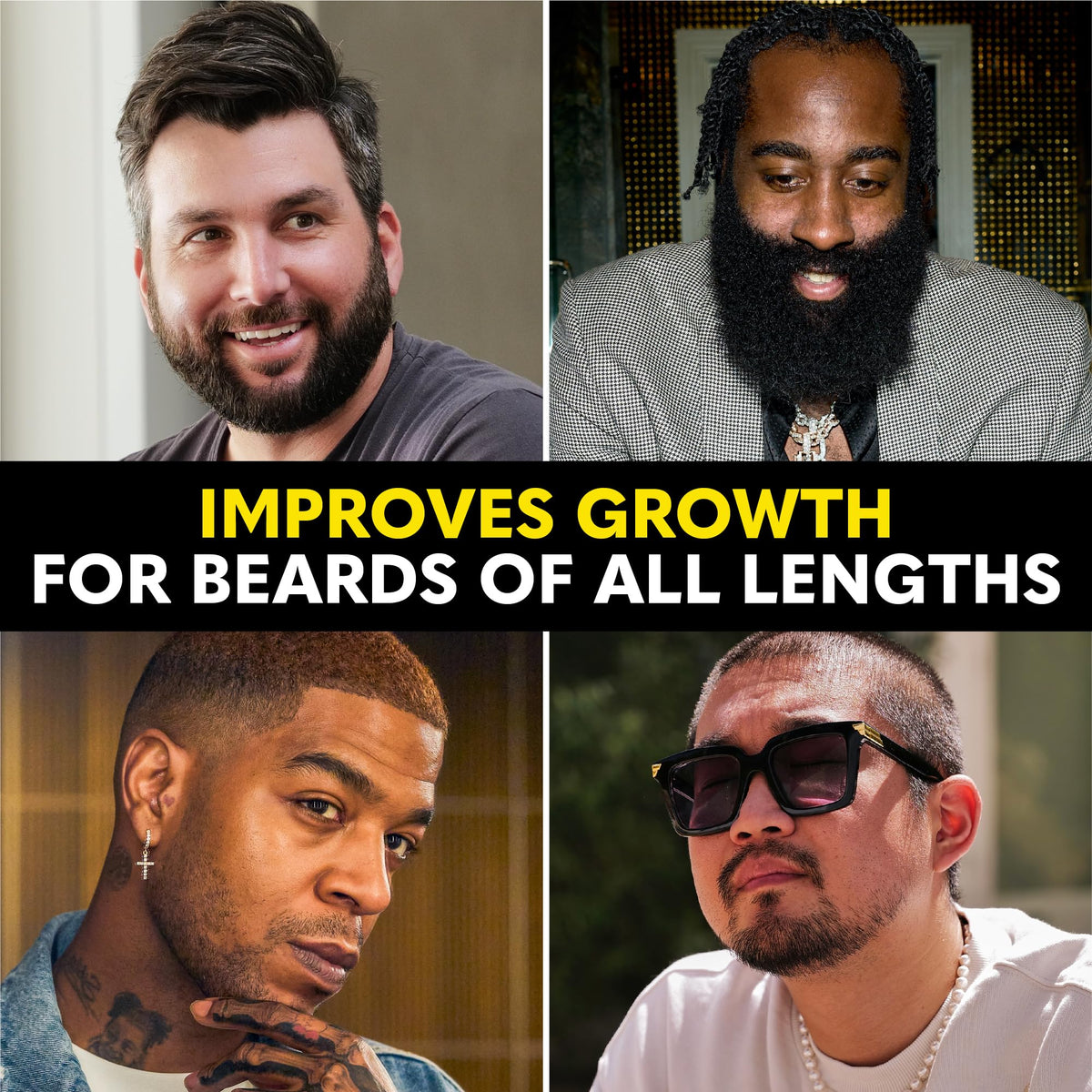The Beard Club Beard Growth Vitamins showing label details