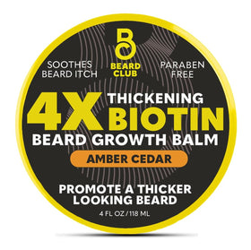 The Beard Club Biotin Beard Balm 4 oz front view