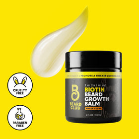 The Beard Club Biotin Beard Balm lifestyle shot