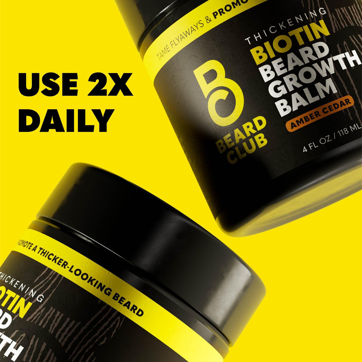 The Beard Club Biotin Beard Balm texture close-up