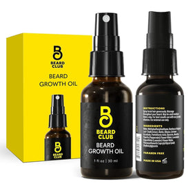 The Beard Club Biotin Beard Growth Oil Vitamin Spray front view
