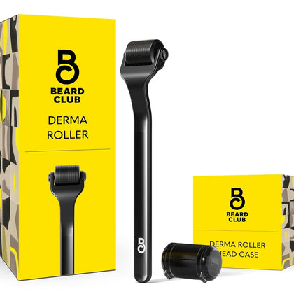 The Beard Club Derma Roller front view with titanium needles