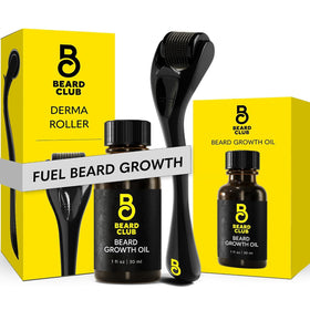 The Beard Club Derma Roller front view with titanium needles