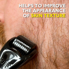 The Beard Club Derma Roller Kit packaging with product details