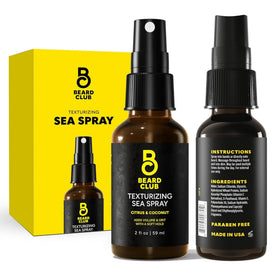 The Beard Club Sea Salt Texture Spray front view 118g