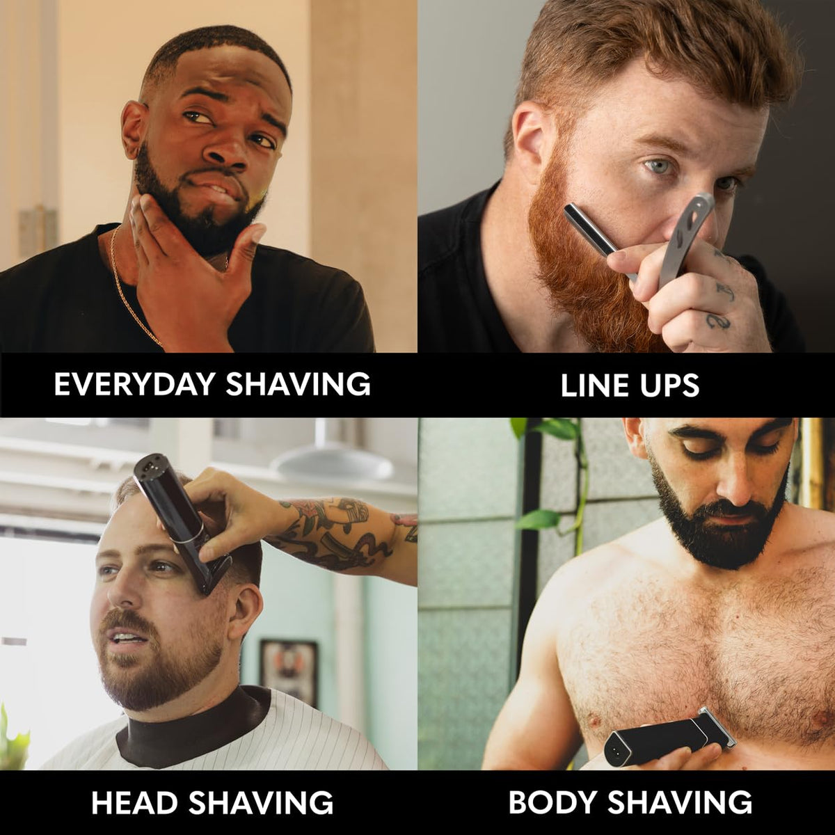 The Beard Club shaving gel being applied to skin