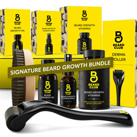 The Beard Club Signature Beard Growth Kit front view