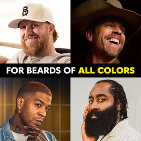 The Beard Club Temporary Beard Dye Light Brown application brush