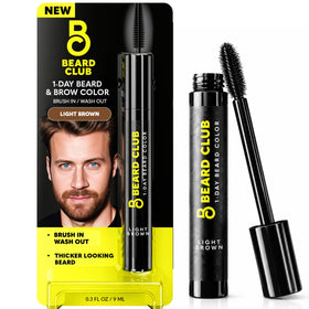 The Beard Club Temporary Beard Dye Light Brown front view