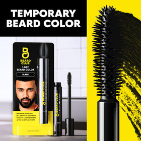 The Beard Club Temporary Beard Dye, water-resistant demonstration