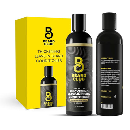 The Beard Club Thickening Leave-In Beard Conditioner 4oz front view