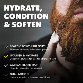 The Beard Club Thickening Leave-In Beard Conditioner 4oz side view