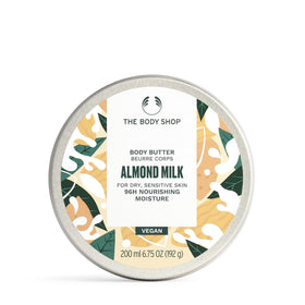 The Body Shop Body Butter Almond Milk 200ml front view