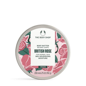 The Body Shop British Rose Body Butter 240g front view