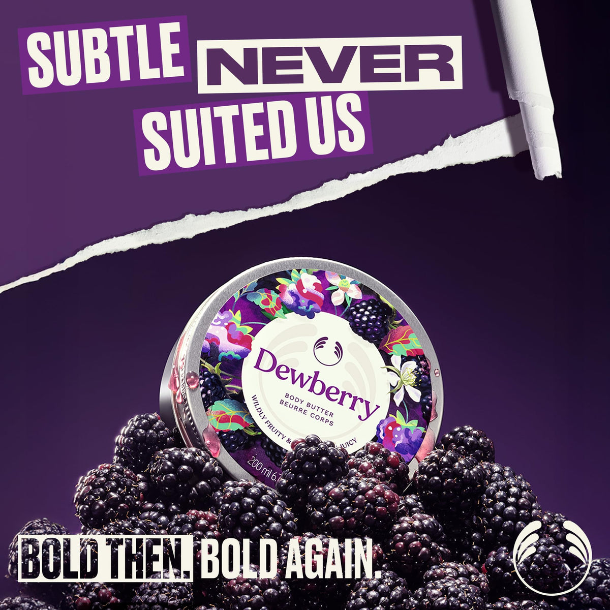 The Body Shop Dewberry Body Butter lifestyle scene