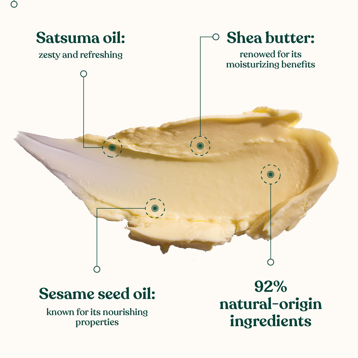 The Body Shop Satsuma Body Butter 240g texture close-up