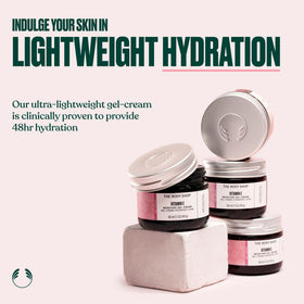 The Body Shop Vitamin E Gel Moisture Cream texture close-up