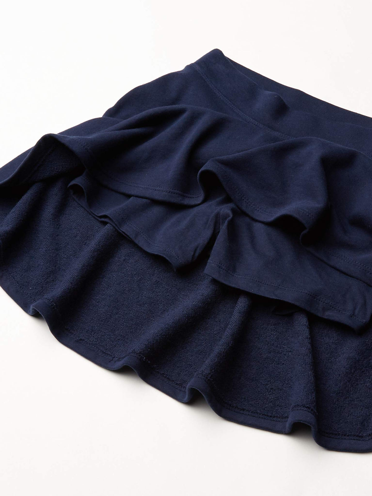 The Children's Place Active French Terry Skort Set side view showing attached shorts