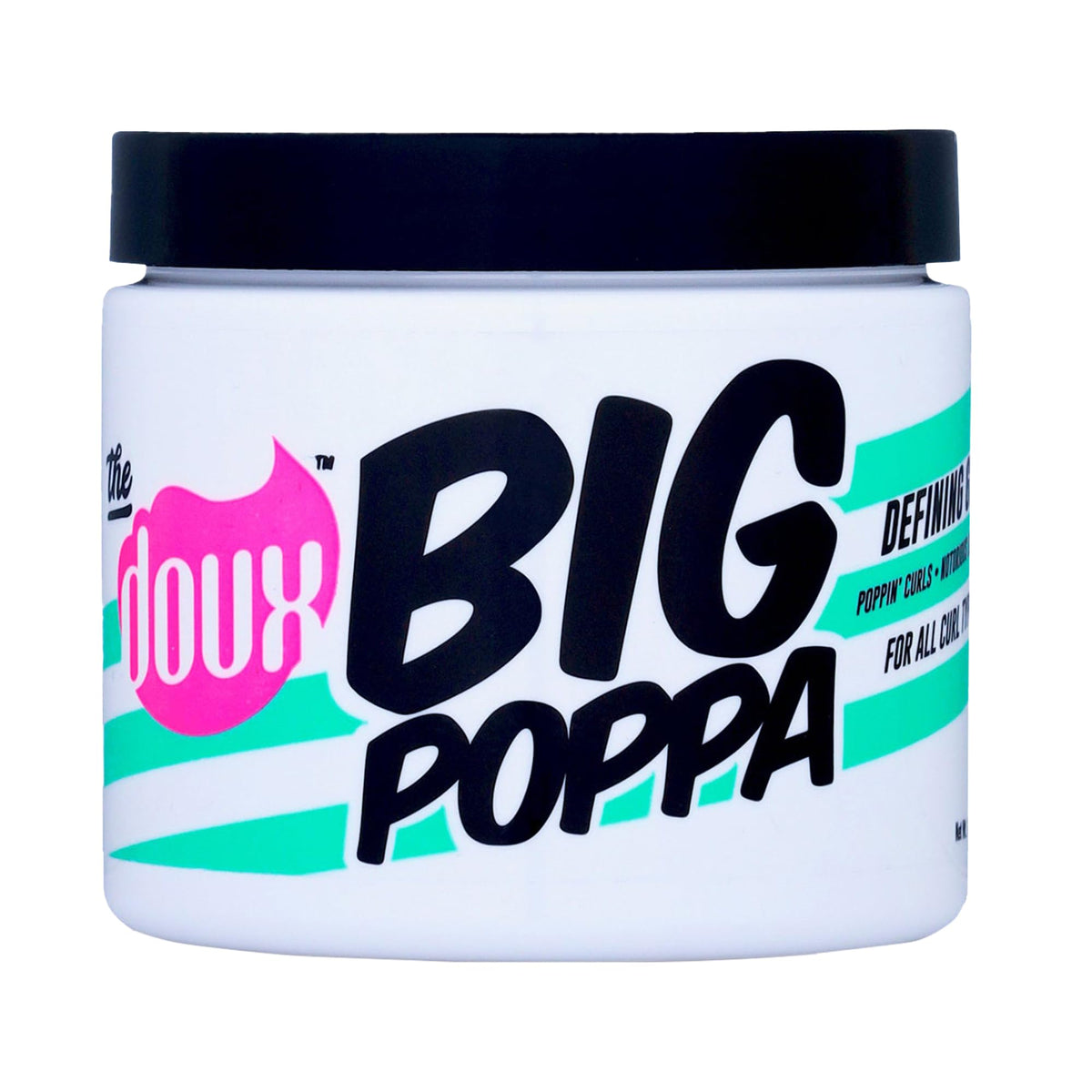 The Doux BIG POPPA Curl Defining Gel 12 oz front view