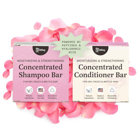 The Earthling Co. Moisturizing Peptide Shampoo Bar in Rosy Jasmine