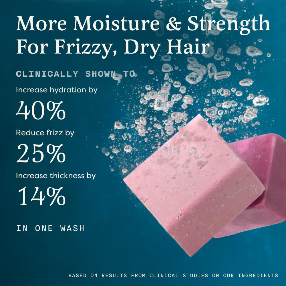 The Earthling Co. Moisturizing Peptide Shampoo Bar packaging with eco-friendly label