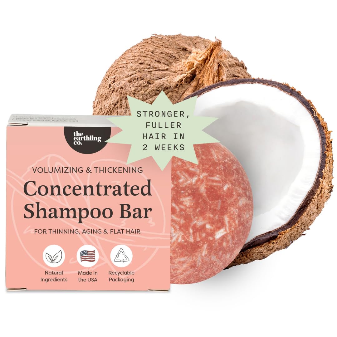The Earthling Co. Shampoo Bar front view with Vanilla Coconut scent