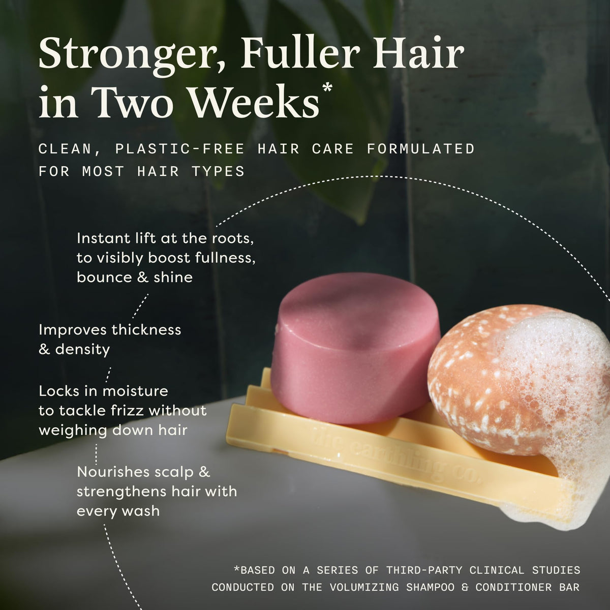 The Earthling Co. Volumizing Conditioner Bar in Wild Lavender