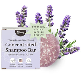 The Earthling Co. Volumizing Shampoo Bar front view in Wild Lavender