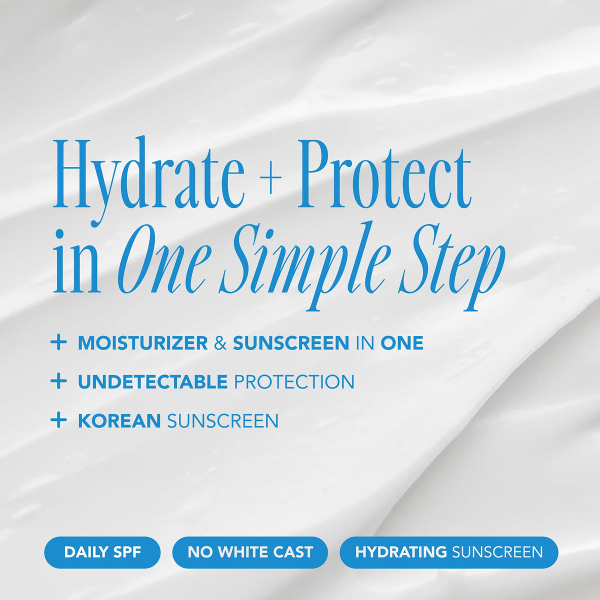 The Face Shop Hydro Sun Barrier SPF 45 application on skin