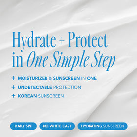 The Face Shop Hydro Sun Barrier SPF 45 application on skin