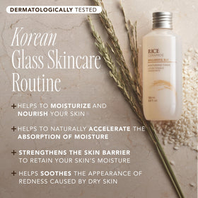 The Face Shop Rice Ceramide Moisturizing Toner bottle side view