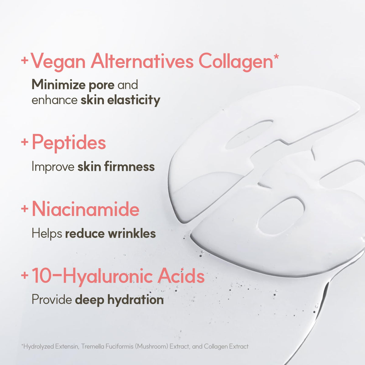 The Face Shop Rose PDRN Pink Collagen Face Mask ingredients list