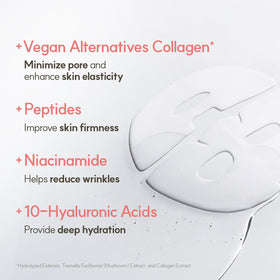 The Face Shop Rose PDRN Pink Collagen Face Mask ingredients list