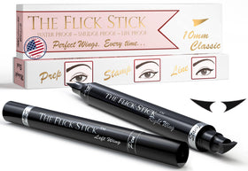 The Flick Stick Eyeliner Stamp front view with Midnight Black ink