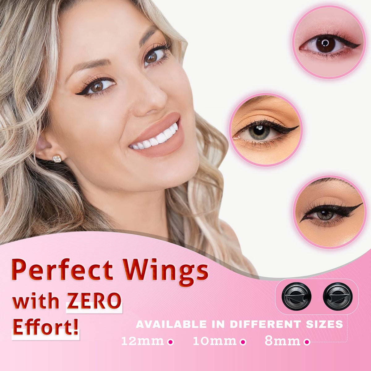 The Flick Stick Eyeliner Stamp showing the stamp applicator