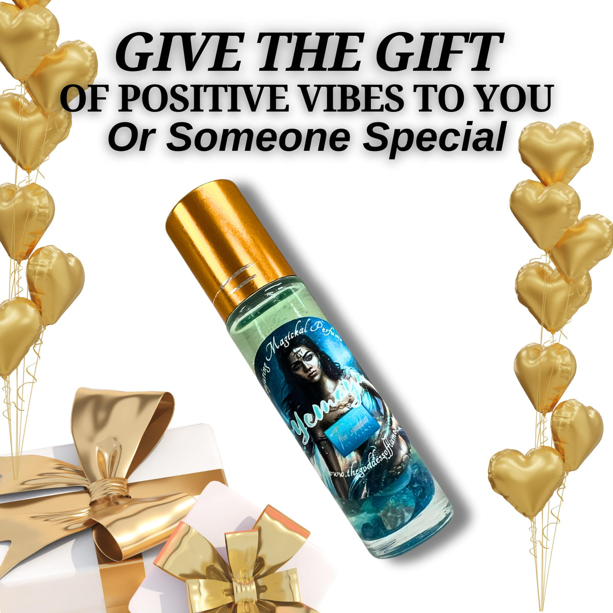 The Goddess of Flame Pheromone Roll-On Oil 10ml in a travel bag