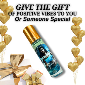 The Goddess of Flame Pheromone Roll-On Oil 10ml in a travel bag