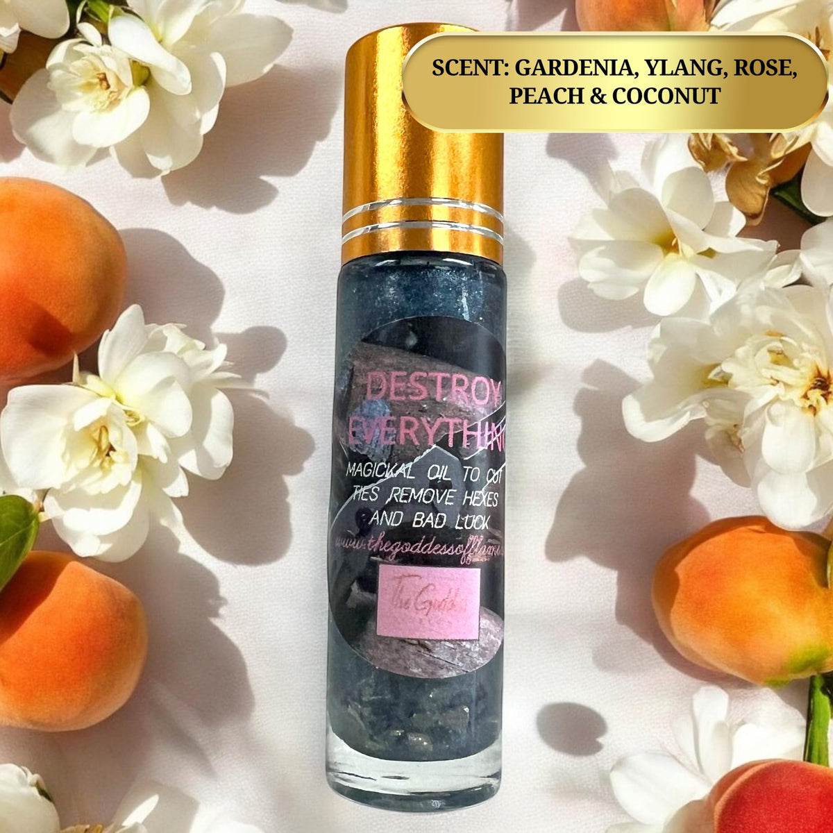 The Goddess of Flame Roll-On Oil application on skin