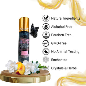 The Goddess of Flame Roll-On Oil close-up with essential essences
