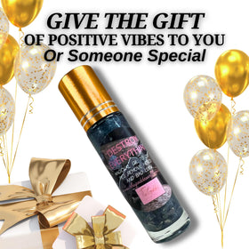 The Goddess of Flame Roll-On Oil in a travel bag
