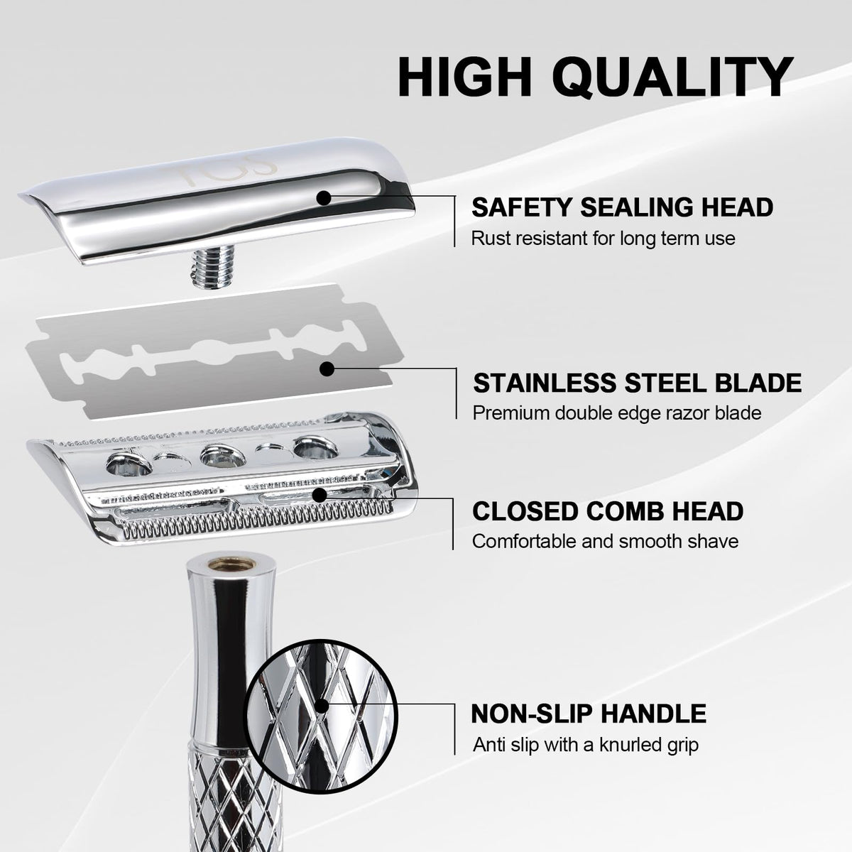 THE GROOMING SOCIETY Razor in travel case
