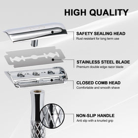 THE GROOMING SOCIETY Razor in travel case
