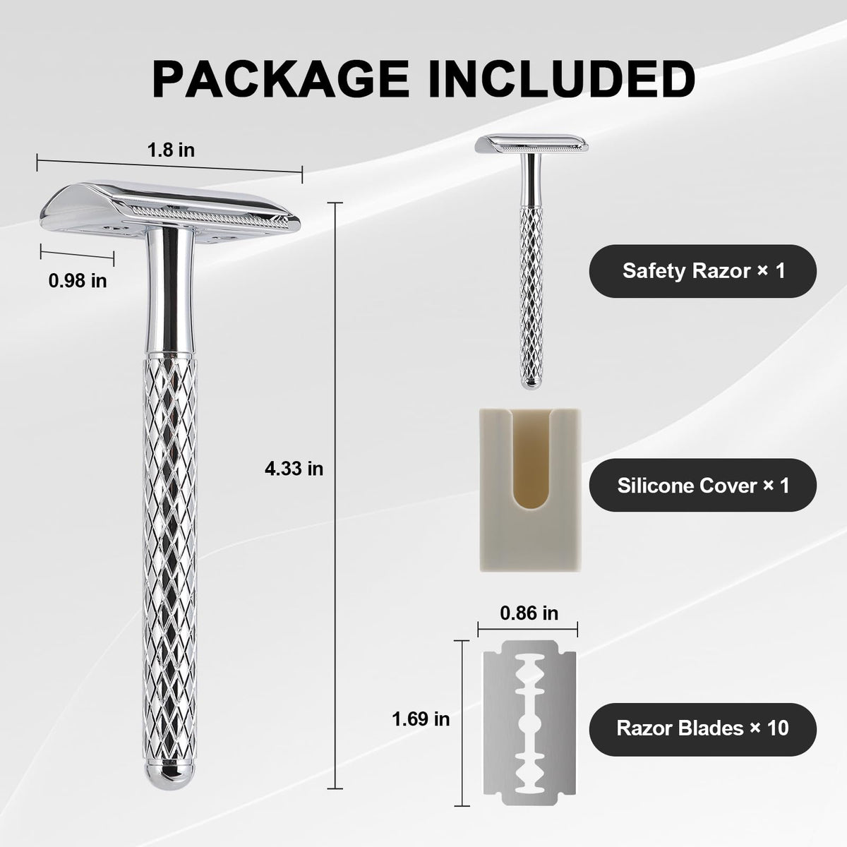 THE GROOMING SOCIETY Razor with packaging