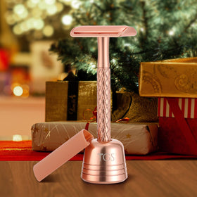 THE GROOMING SOCIETY safety razor with 10 stainless steel blades