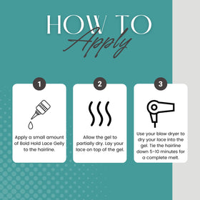 The Hair Diagram Bold Hold Lace Gelly with styling tools