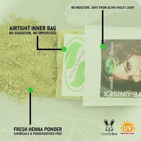 The Henna Guys Auburn Henna Hair & Beard Dye mixed powder