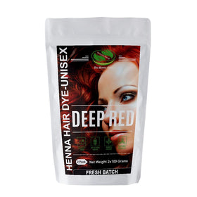 The Henna Guys Deep Red Henna Hair Dye 100g front view
