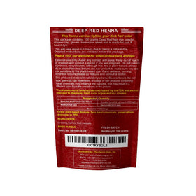 The Henna Guys Deep Red Henna Hair Dye in a bowl ready for application