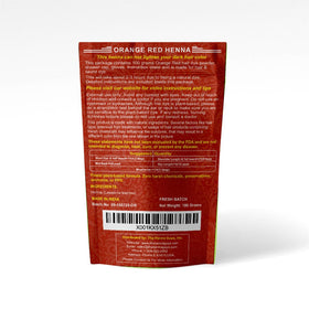 The Henna Guys Henna Hair Dye on hair strands