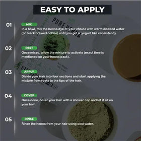 The Henna Guys henna powder mixed into a paste